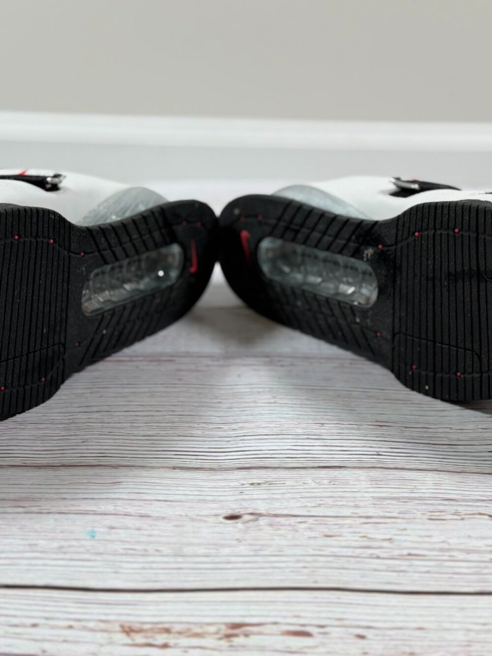 Nike Romaleos 2 Weightlifting Shoes White Black Red Men’s Size 13 - Picture 9 of 10